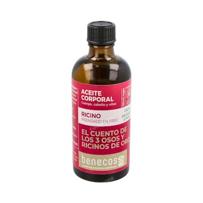 BENECOS ACEITE CABELLO Y CUERPO ricino 100ml. BIO VEGANO