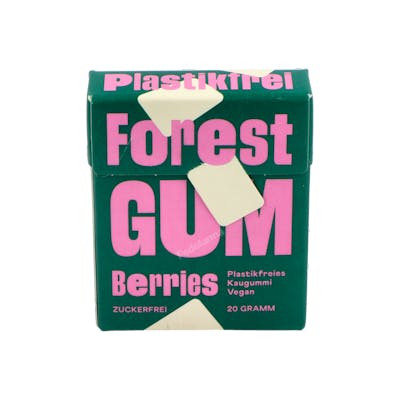 FOREST GUM CHICLE sabor bayas del bosque 20gr. VEGAN