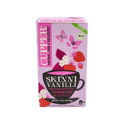 CUPPER FRESA Y VAINILLA infusion 20bolsitas. BIO VEGAN