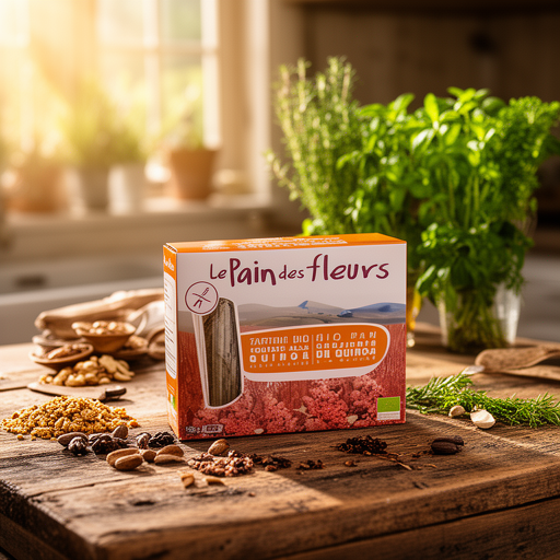 LE PAIN DES FLEURS CRACKER QUINOA 150gr.BIO SG VEGAN