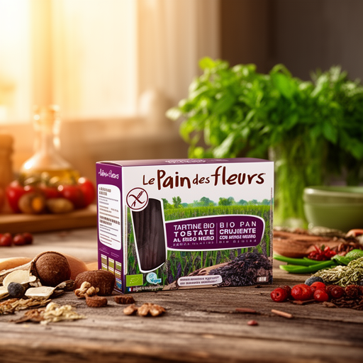 LE PAIN DES FLEURS CRACKER ARROZ NEGRO 150gr. BIO SG VEGAN