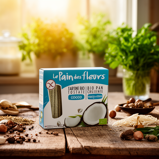 LE PAIN DES FLEURS CRACKER COCO 150gr. BIO SG VEGAN