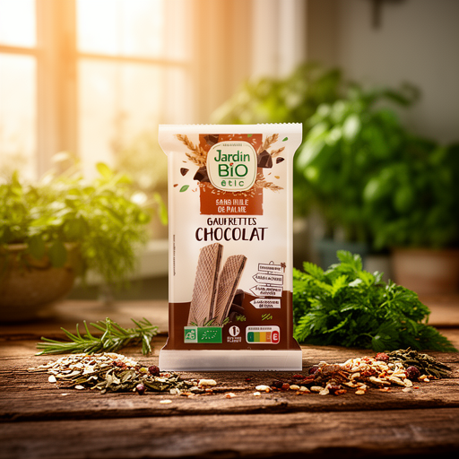 Jardin Bio Wafers de Chocolate 200gr. Bio Vegan