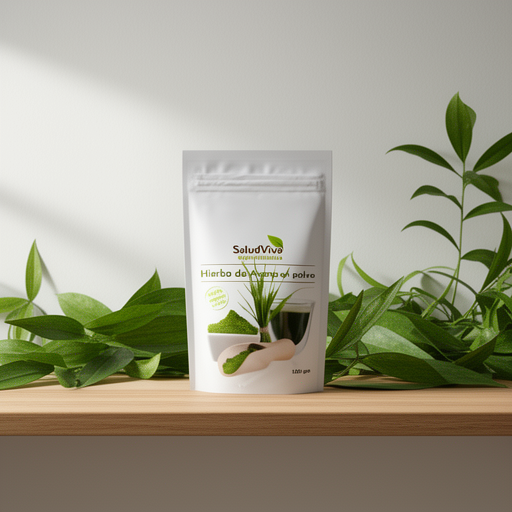 SALUD VIVA HIERBA DE AVENA en polvo 125gr. ECO SG S/A VEGAN
