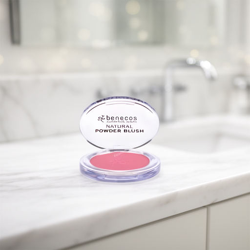Benecos Colorete Compacto Mallow Rose 5,5gr. Vegano