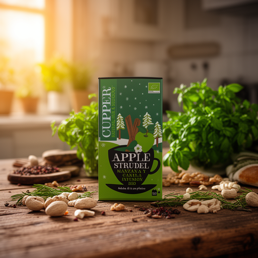 CUPPER APPLE STRUDEL HIBISCO infusion 20bolsi BIO SG VEGAN