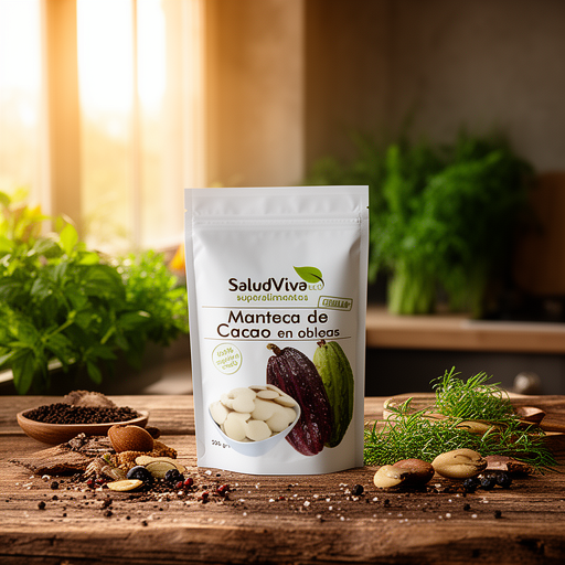 Salud Viva Manteca de Cacao en Obleas 250gr. Bio Sg S/a Vegan