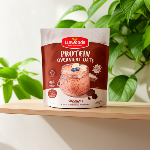 Linwoods Proteina Avena Overnight Chocolate 300 Gr Vegan Sg
