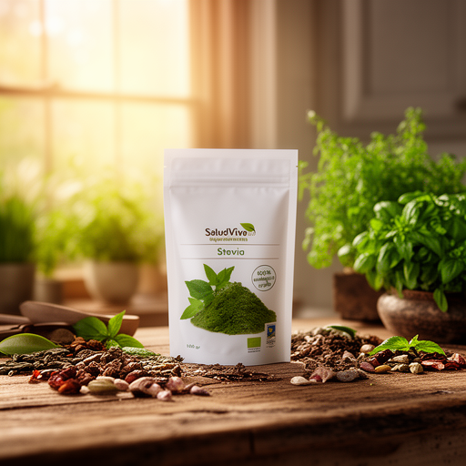 Salud Viva Stevia Polvo de Hoja Seca 100gr. Bio Sg S/a Vegan
