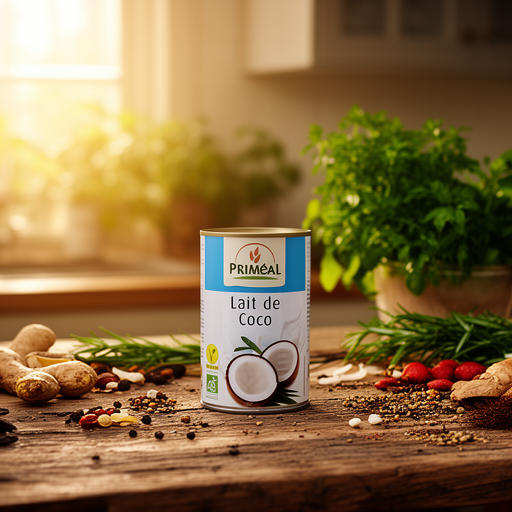 Primeal Leche de Coco Para Cocinar 400ml. Bio Vegan