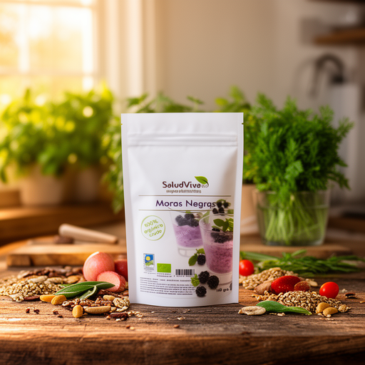 Salud Viva Moras Negras 140gr. Eco Sg S/a Vegan