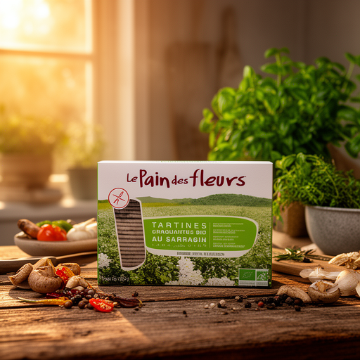 LE PAIN DES FLEURS CRACKER TRIGO SARRACENO 300gr. BIO SG VEGAN
