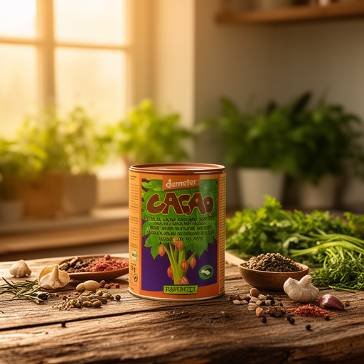 RAPUNZEL CACAO desgrasado polvo 250gr. BIO S/A VEGAN