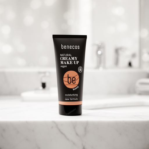 Benecos Base de Maquillaje en Crema Honey 30ml. Vegano