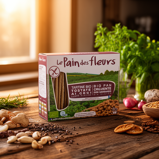 LE PAIN DES FLEURS CRACKER GARBANZOS150gr. BIO SG VEGAN