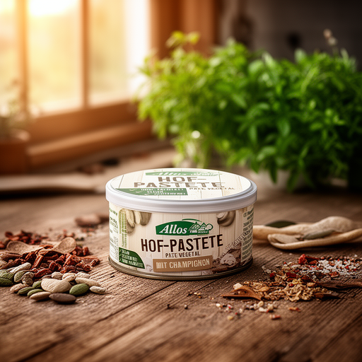 Allos Pate Vegetal con Champiñones 125gr. Bio Vegan