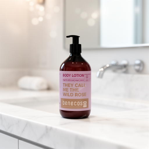 Benecos Locion Corporal Rosa Mosqueta 500ml. Bio Vegano