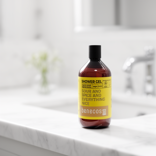 Benecos Gel de Baño Jengibre y Limon 500ml. Bio Vegano