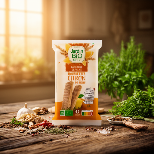 Jardin Bio Wafers de Limon 200gr. Bio Vegan