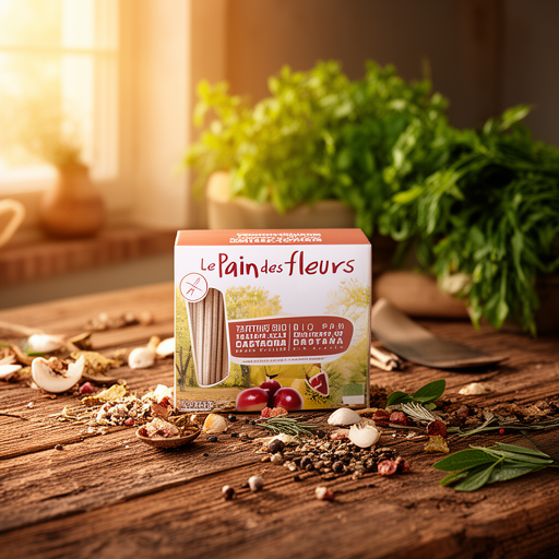 LE PAIN DES FLEURS CRACKER CASTAÑA 150gr. BIO SG VEGAN