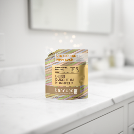 BENECOS GEL DE BAÑO avena recarga 500ml. BIO VEGANO