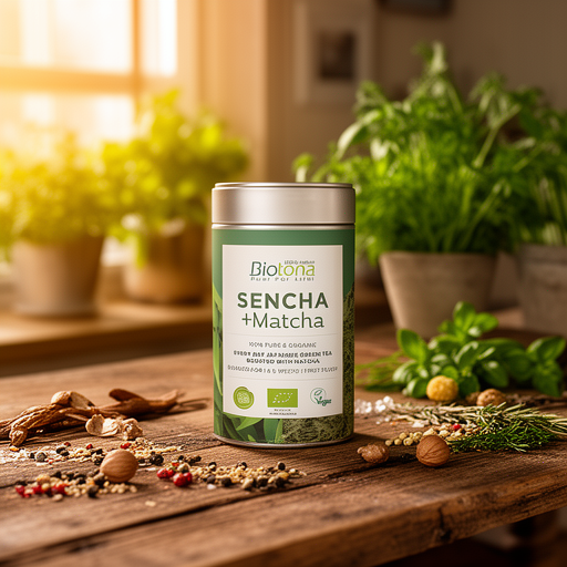 Biotona Sencha+matcha Te Verde 70gr. Bio Vegan
