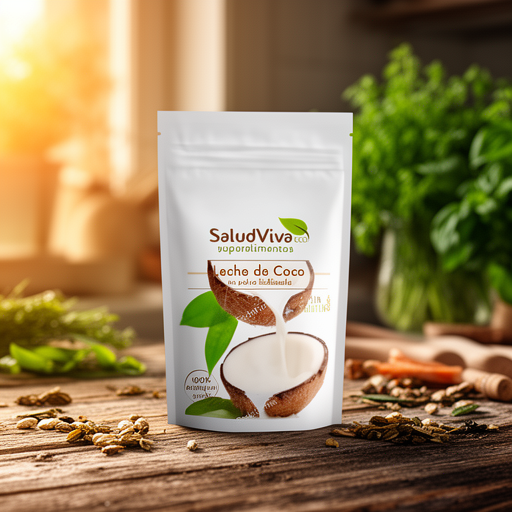 SALUD VIVA LECHE DE COCO liofilizada 200gr. BIO SG S/A VEGAN
