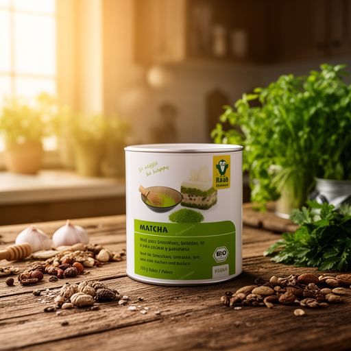 Raab Vitalfood Matcha Te Verde Basic Polvo 100gr. Bio Sg Vegan