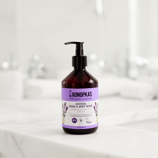 Dr. Konopka´s Jabon de Manos y Cuerpo Calmante 500ml. Vegan