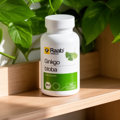 Raab Vitalfood Ginkgo Biloba 500mg 60 Cap Bio Vegan Sg