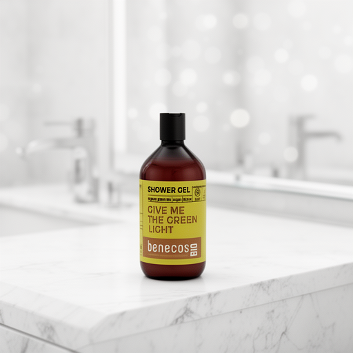 BENECOS GEL DE BAÑO te verde 500ml. BIO VEGANO