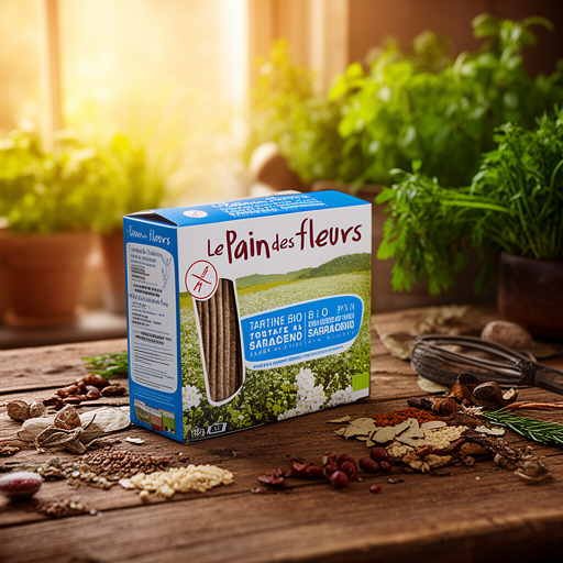 LE PAIN DES FLEURS CRACKER TRIGO SARRACENO 300gr. BIO SG S/SAL VEGAN