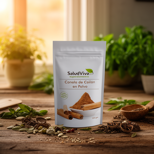 SALUD VIVA CANELA DE CEILAN en polvo 125gr. BIO SG S/A VEGAN