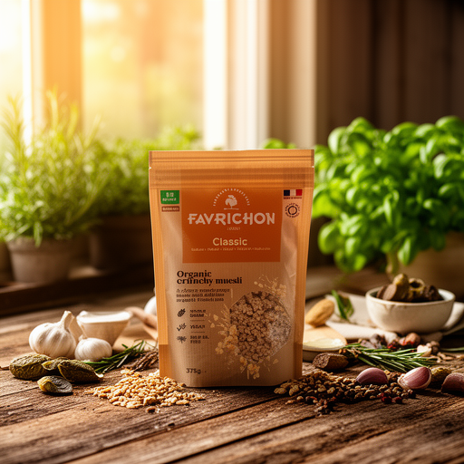 FAVRICHON CRUNCHY MUESLI CLASSIC 375 gr.BIO SG VEGAN