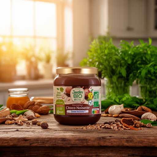 JARDIN BIO CREMA DE CHOCOLATE con avellanas 350g BIO SG VEGAN