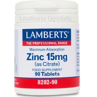 ZINC (Como Citrato) 15 mg. 180comp.